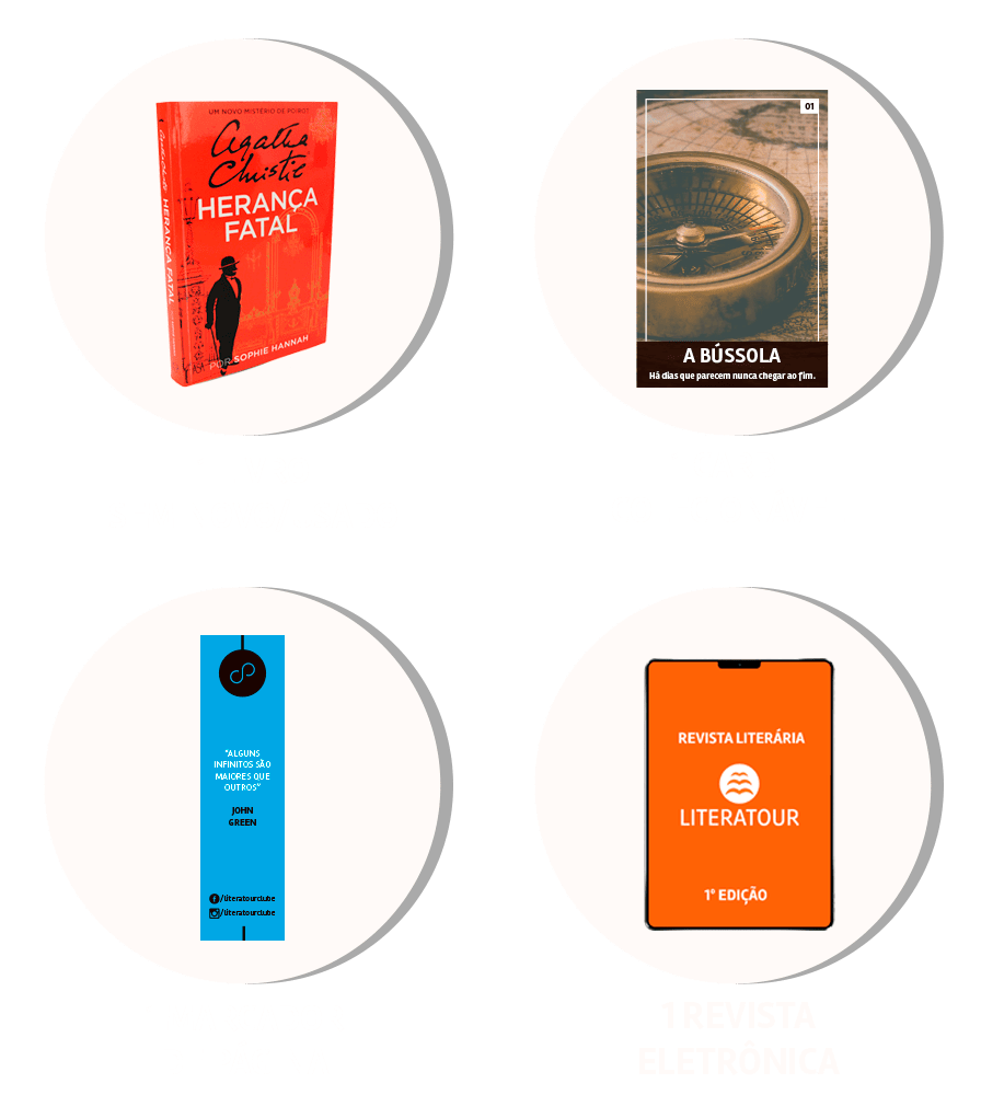 Kit Básico Literatour Clube De Assinatura De Livros 6307